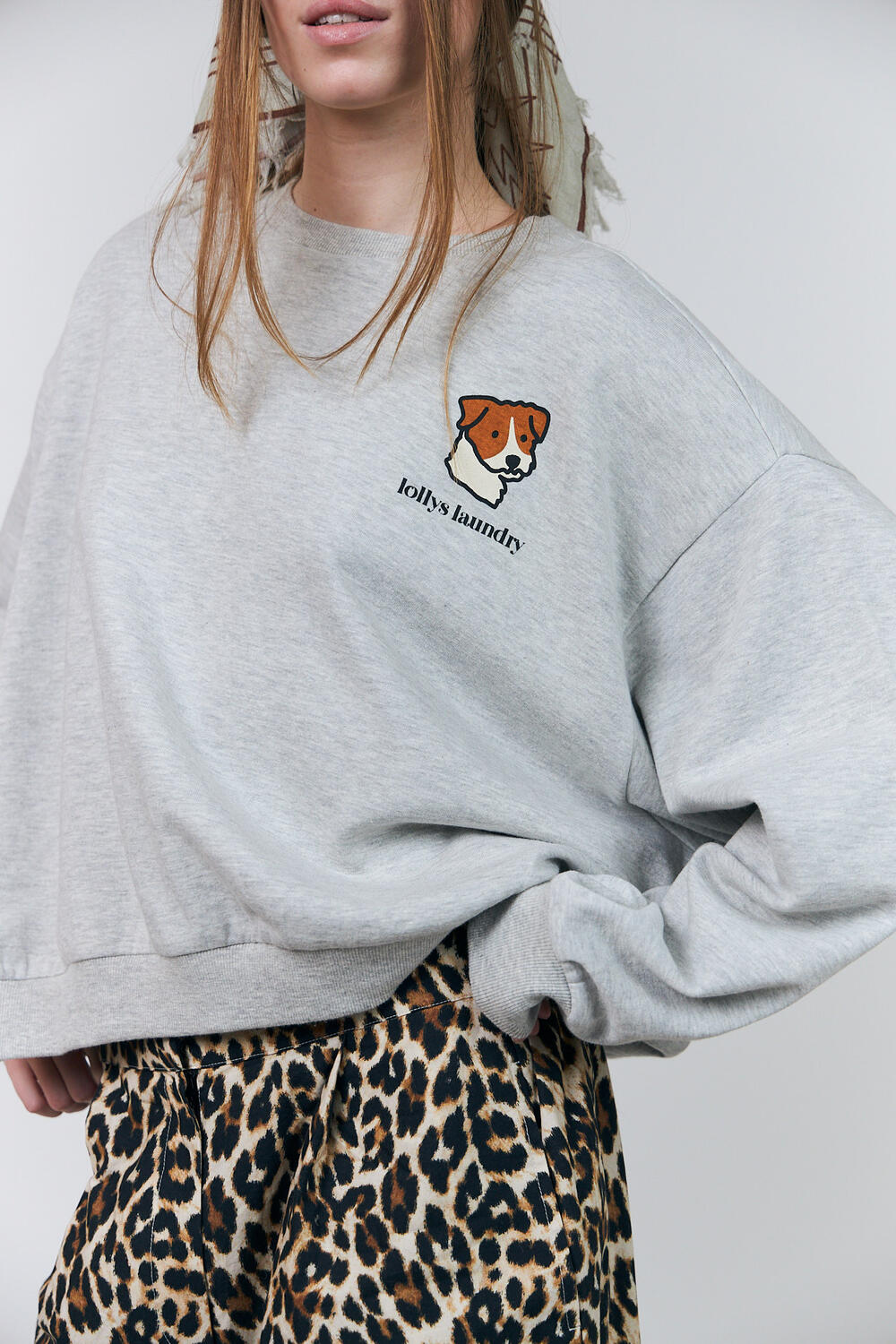 SydneyLL Dog sweatshirt - 13 Light Grey Melange